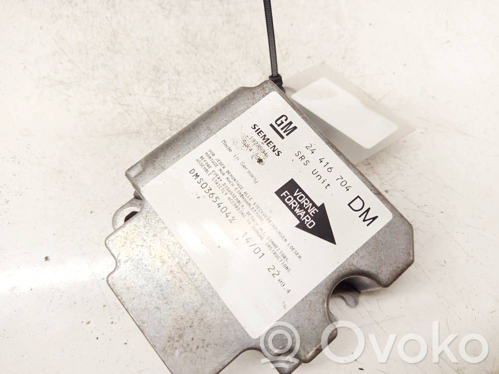 Opel Zafira A Centralina/modulo airbag 