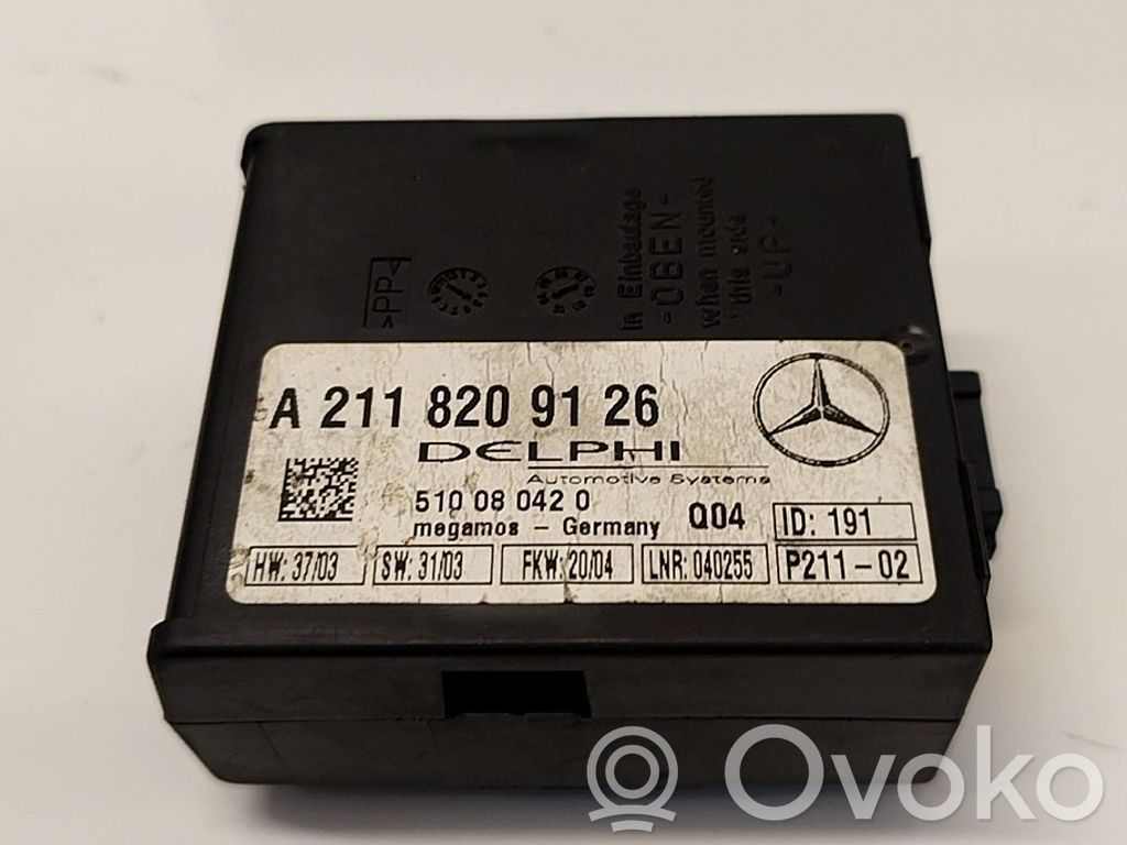 Mercedes-Benz S W220 Centralina/modulo allarme