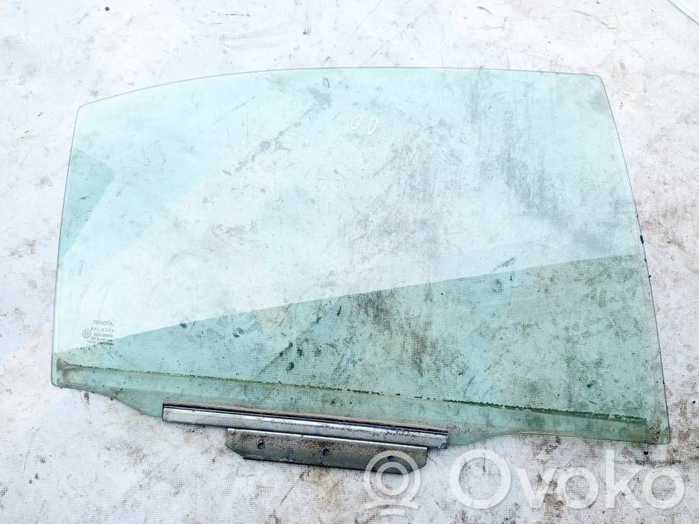 Toyota Avensis T250 Vetro del finestrino della portiera posteriore 