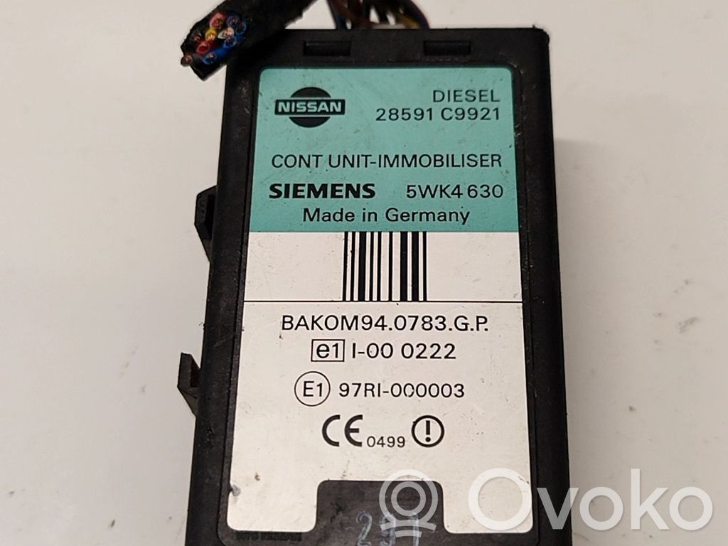 Nissan Micra Imobilaizera vadības bloks 