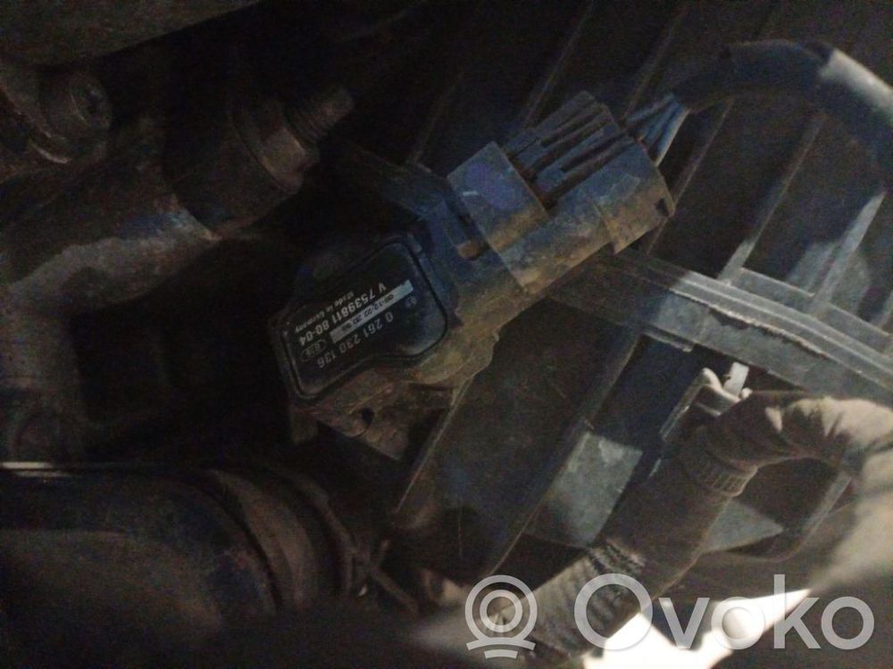 Peugeot 207 Czujnik ciśnienia powietrza 