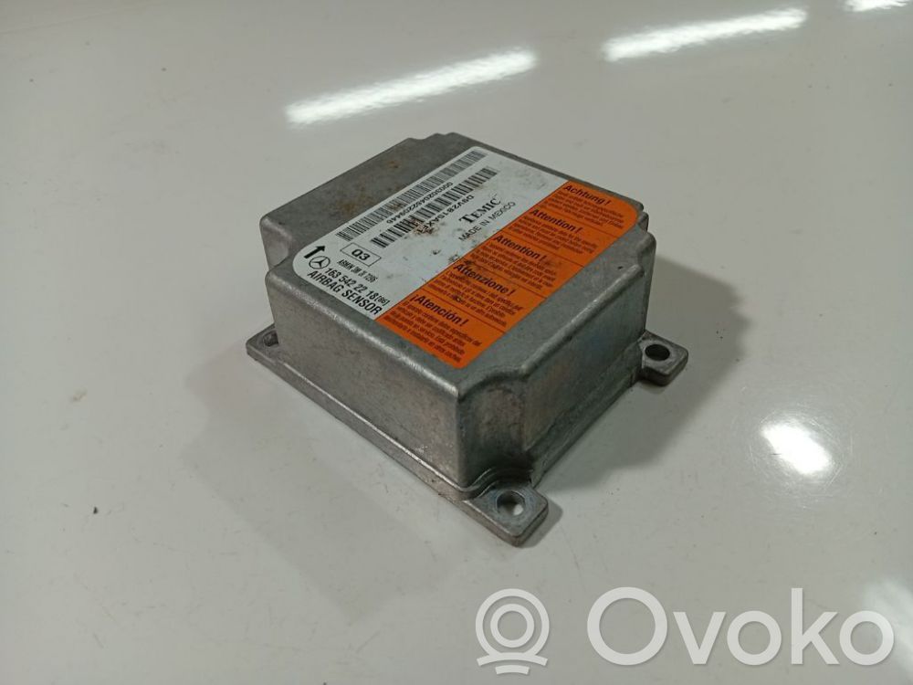 Mercedes-Benz ML W163 Centralina/modulo airbag