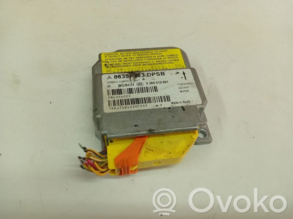Unidad de control/módulo del Airbag   8635A223,0285010691,8635A223,P8635A223