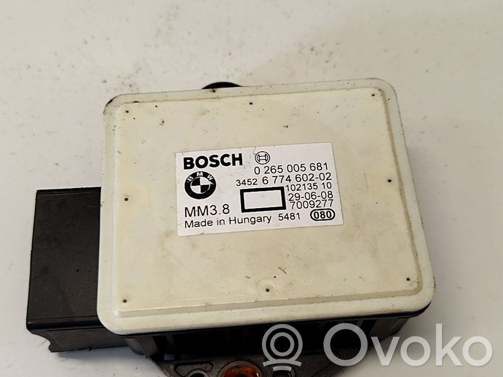 BMW 5 E60 E61 Capteur de vitesse de lacet d'accélération ESP