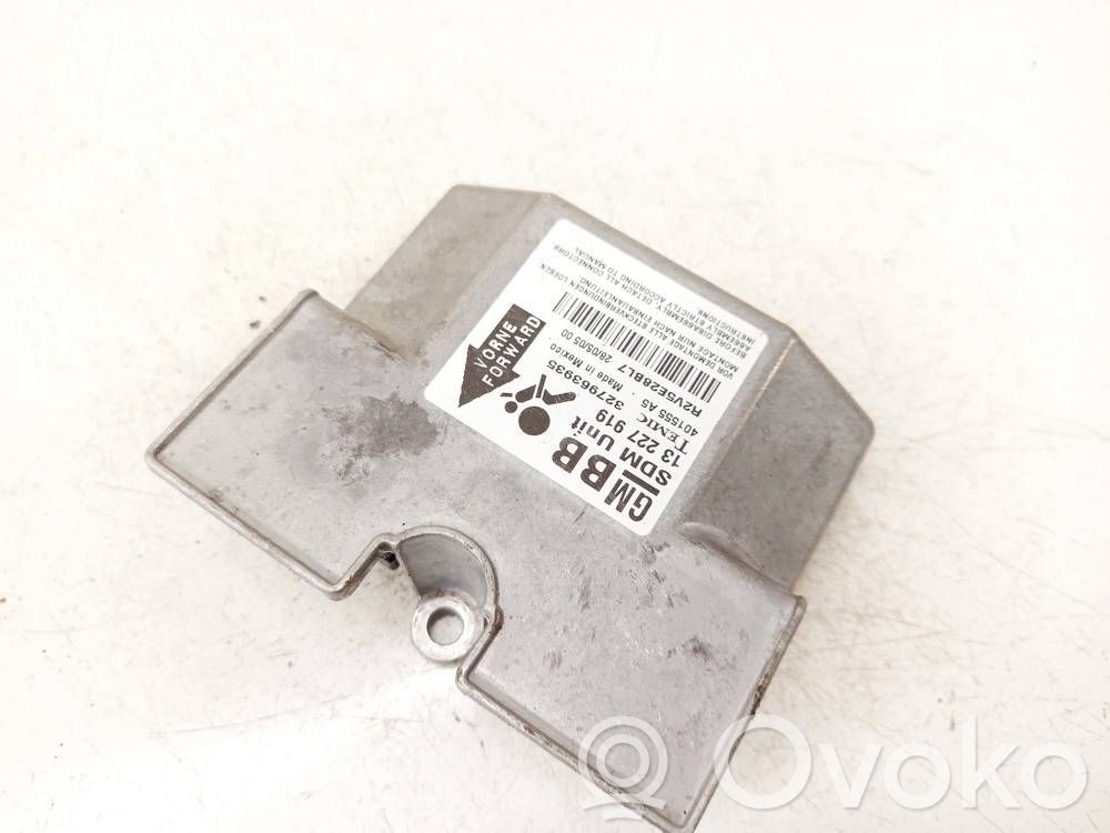 Unidad de control/módulo del Airbag   13227919,13227919,327963935