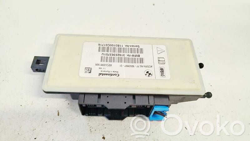 BMW 5 F10 F11 Unitate/modul de comandă airbaguri 