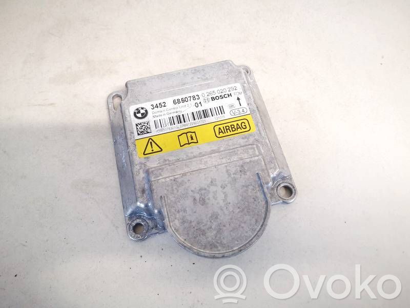 BMW 5 F10 F11 Unitate/modul de comandă airbaguri 