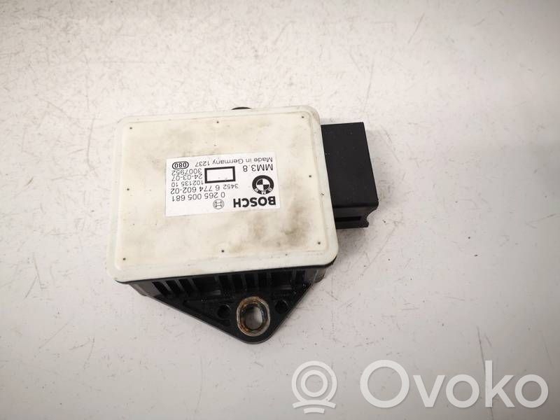 BMW 5 E60 E61 Capteur de vitesse de lacet d'accélération ESP