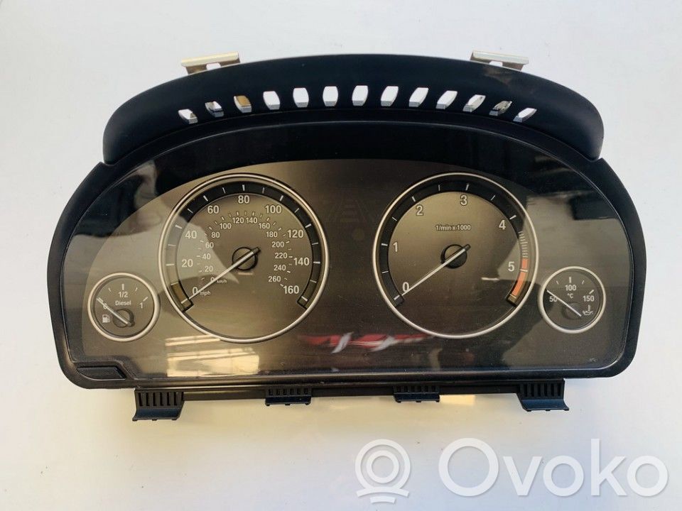 BMW 5 F10 F11 Compteur de vitesse tableau de bord
