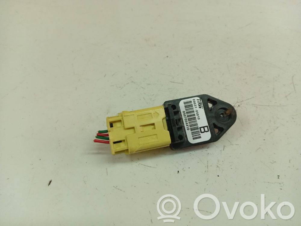 Toyota Corolla Verso AR10 Capteur de collision / impact de déploiement d'airbag