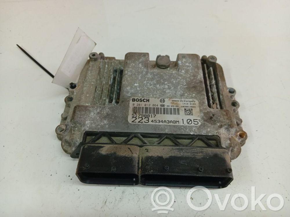 Engine control unit/module   0281012864,0281012864,4534A3ABM,51798817