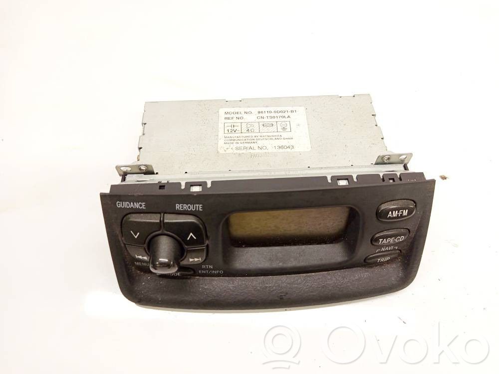 Toyota Yaris Panel / Radioodtwarzacz CD/DVD/GPS 