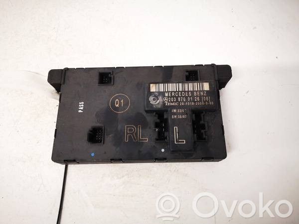 Mercedes-Benz C W203 Oven ohjainlaite/moduuli 