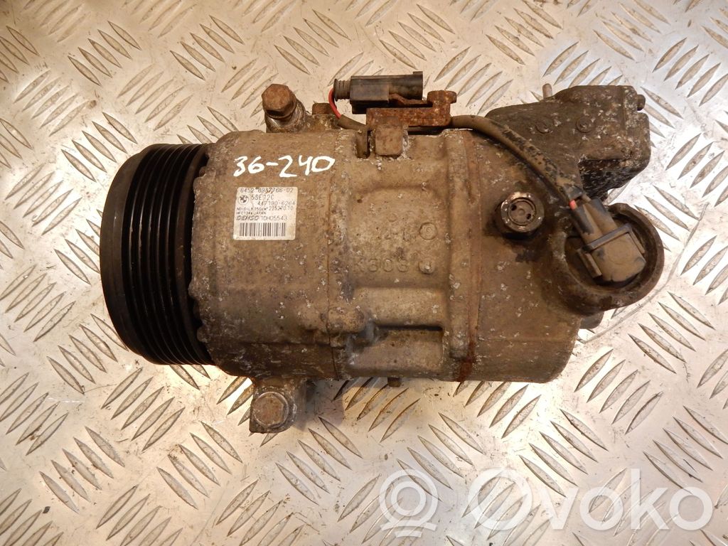Compresor (bomba) del aire acondicionado (A/C))   DENSO,64528287766,36240