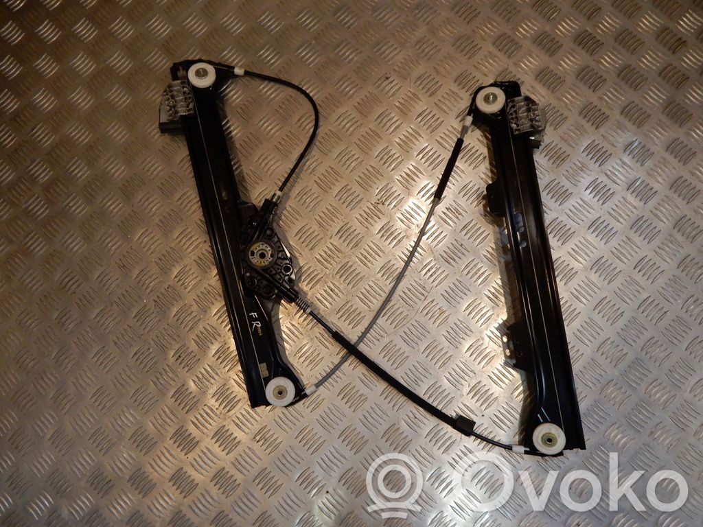BMW 5 E60 E61 Mechanizm podnoszenia szyby przedniej bez silnika 