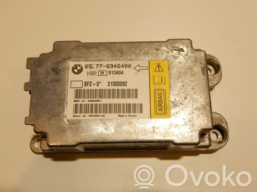 BMW 5 E60 E61 Unidad de control/módulo del Airbag 