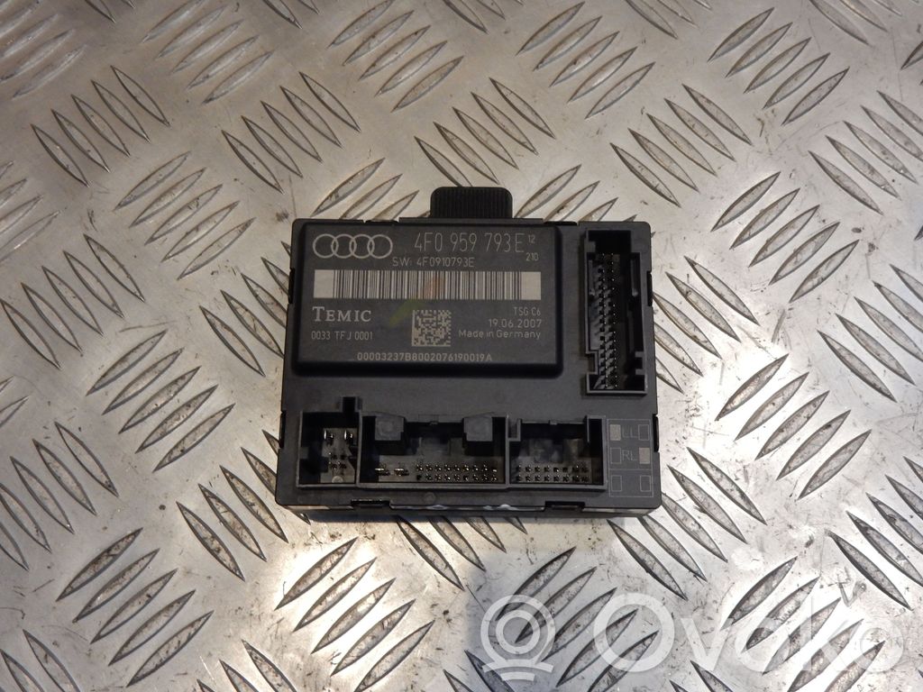 Audi A6 S6 C6 4F Unidad de control/módulo de la puerta 