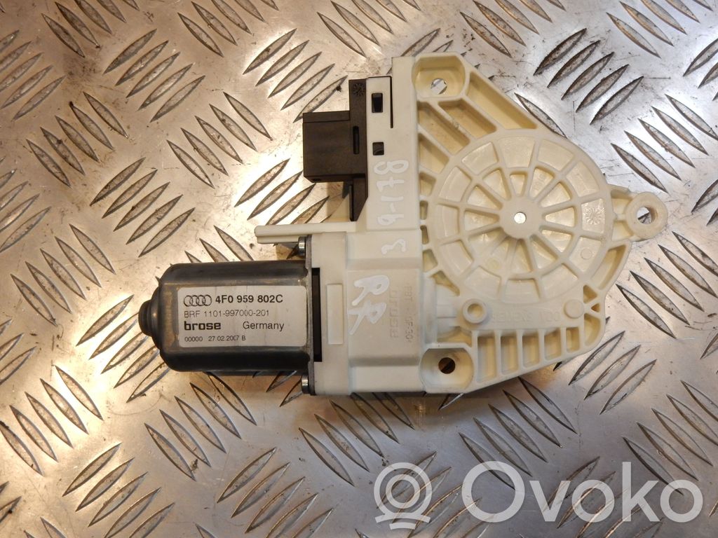 Audi A6 S6 C6 4F Takaoven ikkunan nostomoottori 