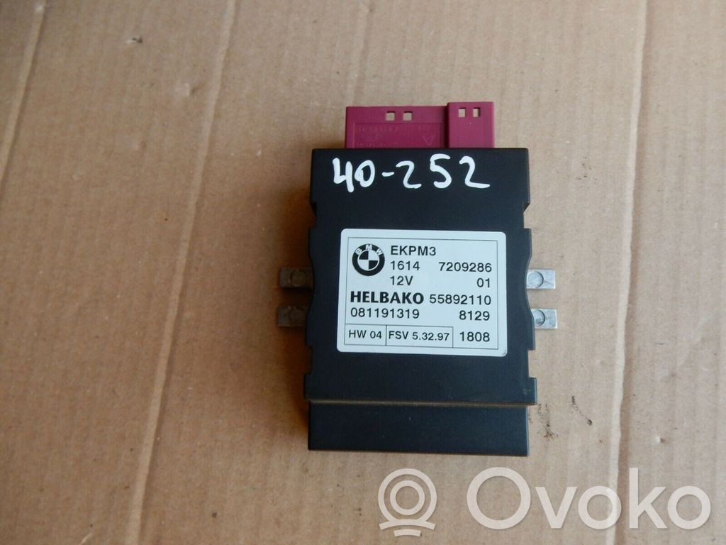BMW 3 E90 E91 Degalų (kuro) siurblio valdymo blokas 