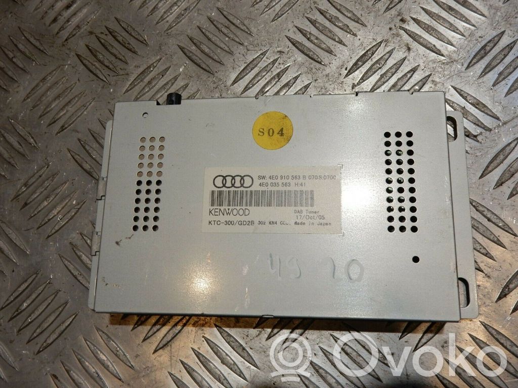 Audi A6 S6 C6 4F Antenas vadības bloks 