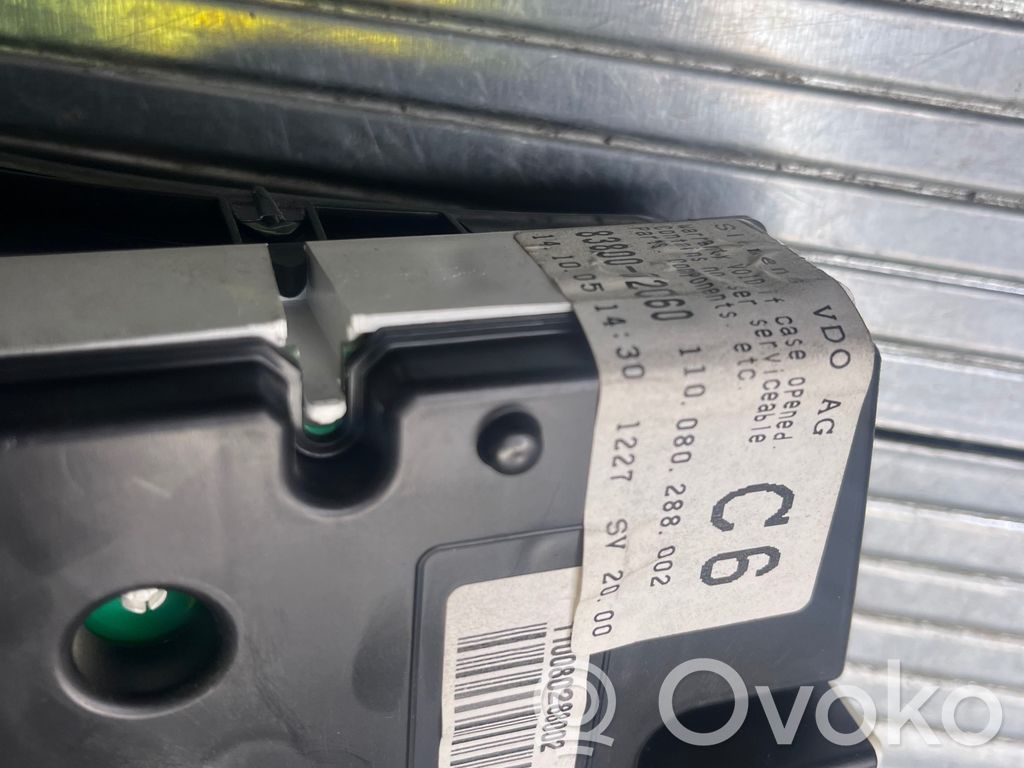 Toyota Corolla E120 E130 Speedometer (instrument cluster) 