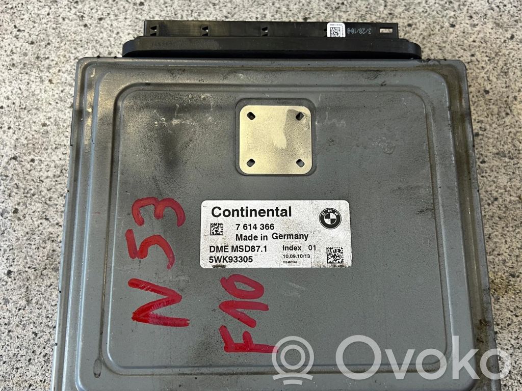 BMW 5 F10 F11 Komputer / Sterownik ECU silnika 