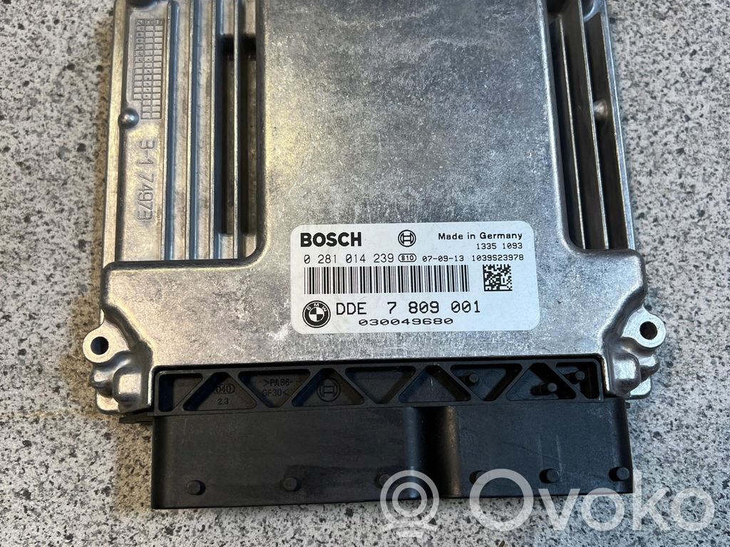 Engine control unit/module ECU   DDE7809001,DDE7809001