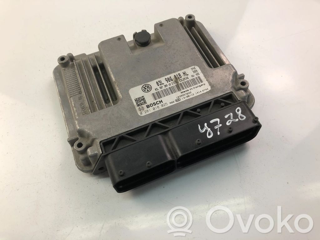 Engine control unit/module ECU   03L906018NL,0281018025