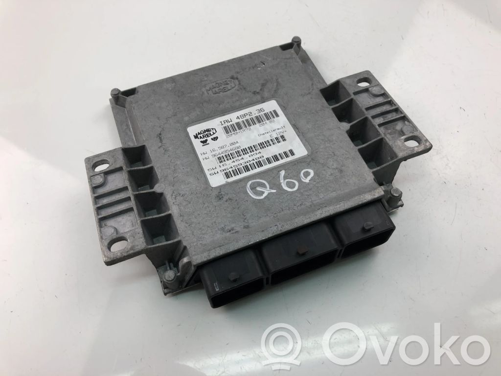 Peugeot 307 Unité de commande, module ECU de moteur 