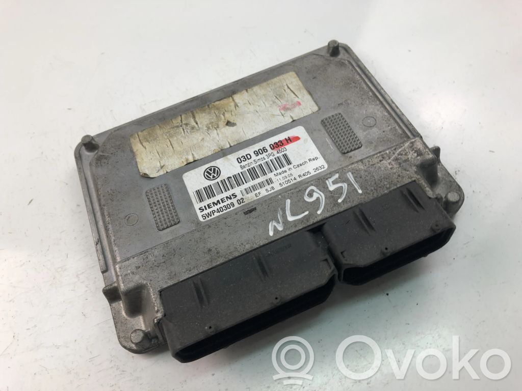 Volkswagen Fox Unité de commande, module ECU de moteur 