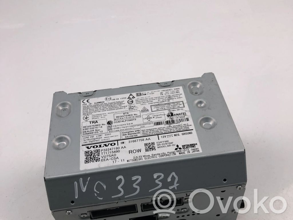 Volvo V60 Panel / Radioodtwarzacz CD/DVD/GPS 