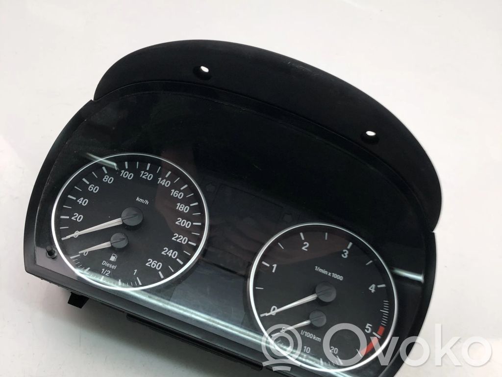 BMW 3 E90 E91 Spidometrs (instrumentu panelī) 