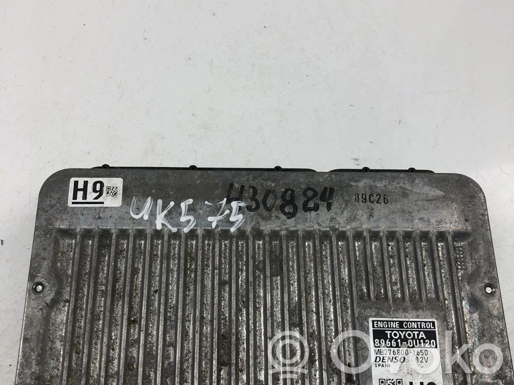 Toyota Yaris Unidad de control/módulo ECU del motor 