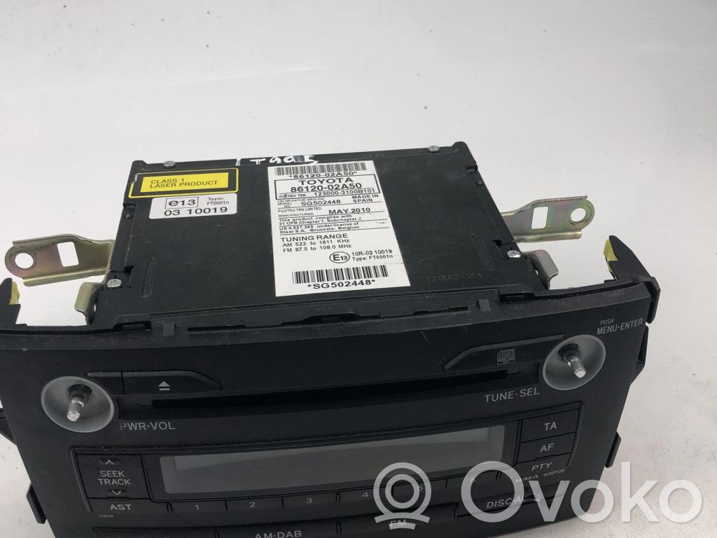 Toyota Auris 150 Panel / Radioodtwarzacz CD/DVD/GPS 