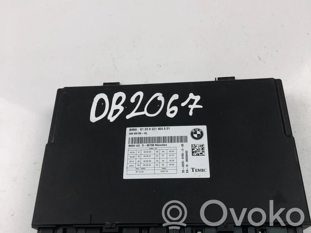 BMW 7 F01 F02 F03 F04 Autres unités de commande / modules 