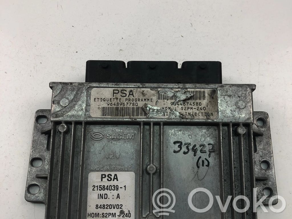 Citroen C5 Engine control unit/module ECU 