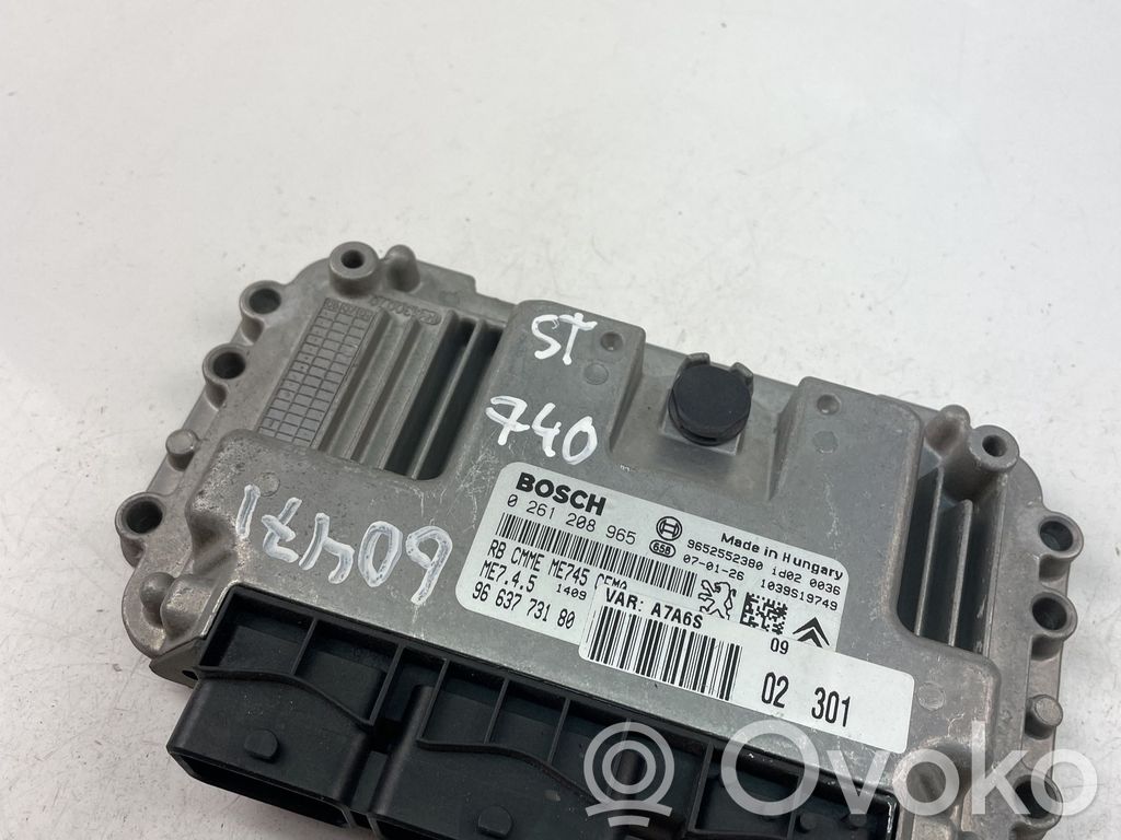 Peugeot 207 Engine control unit/module ECU 