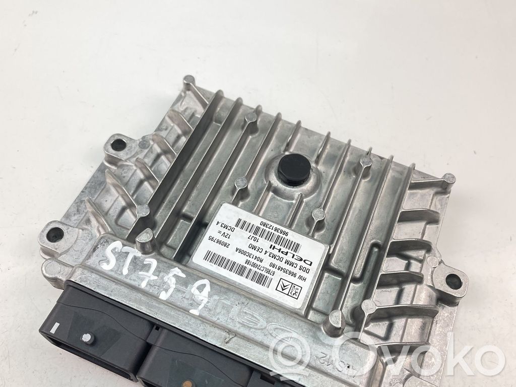 Engine control unit/module ECU   9663548180,9663612380