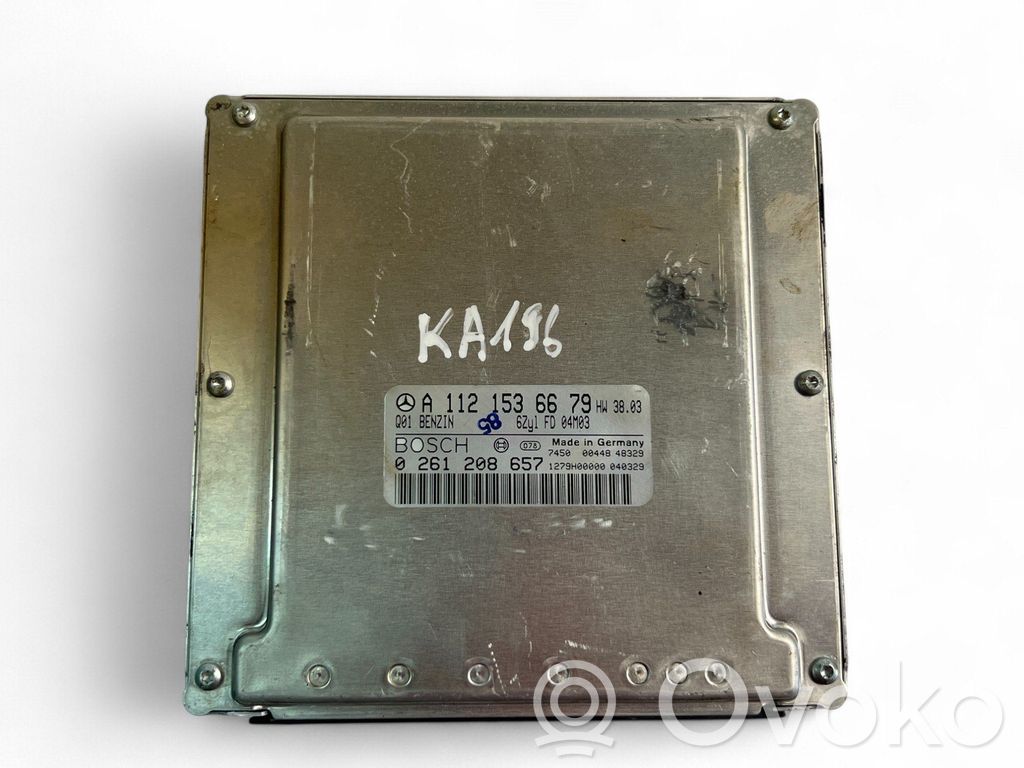 Engine control unit/module ECU   A1121536679,0261208657