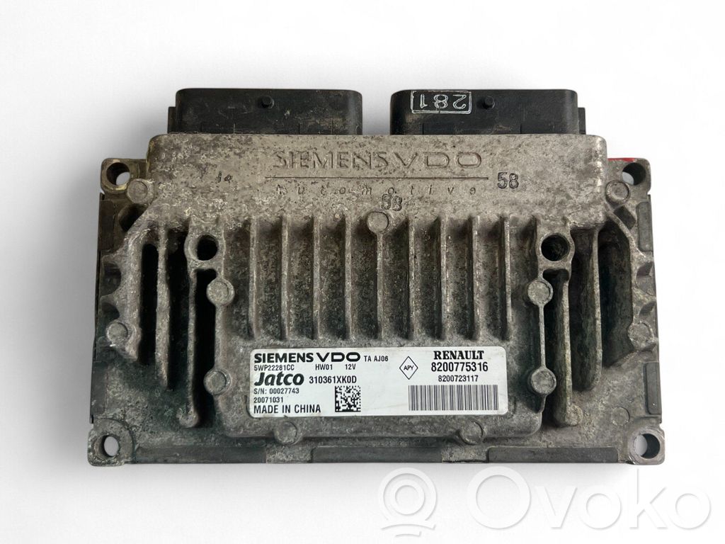 Renault Laguna III Gearbox control unit/module 
