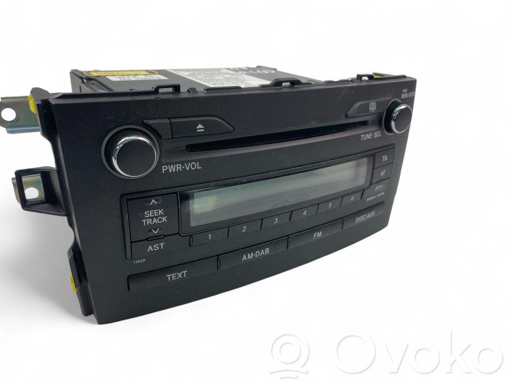 Toyota Auris 150 Panel / Radioodtwarzacz CD/DVD/GPS 