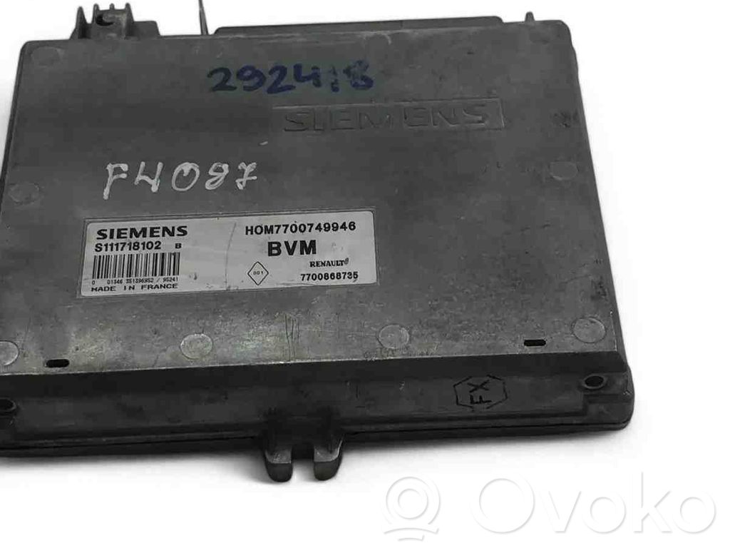 Renault Clio II Engine control unit/module 