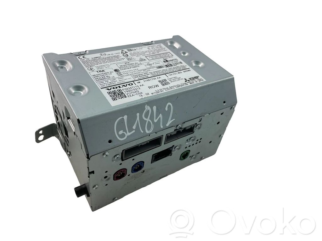 Panel / Radioodtwarzacz CD/DVD/GPS   31667758AA