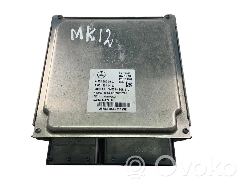 Mercedes-Benz A W176 Engine control unit/module ECU 