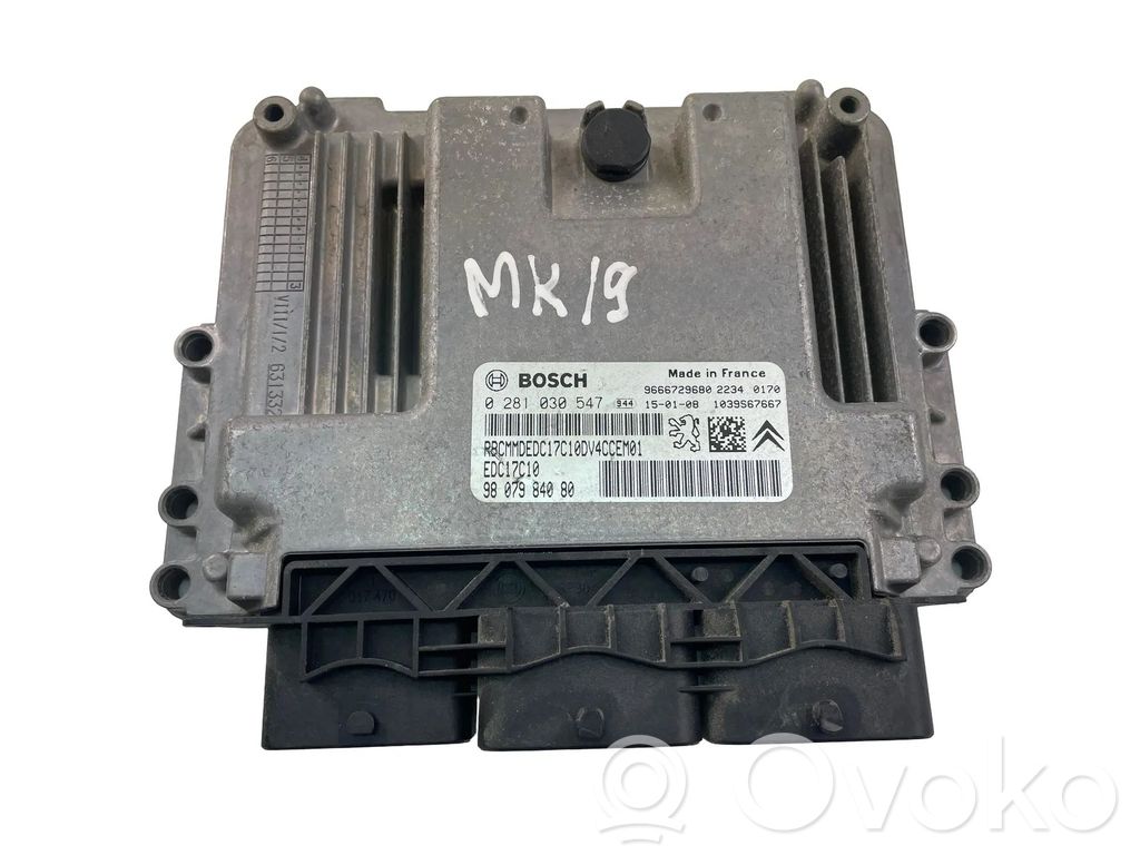 Peugeot 208 I Engine control unit/module ECU 