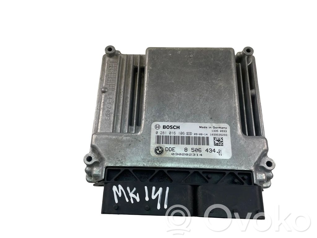 Unité de commande, module ECU de moteur   8506434,0281016106
