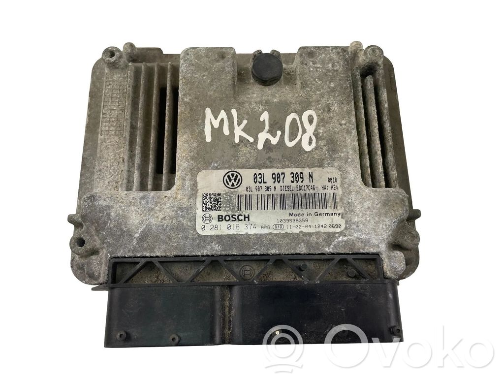 Volkswagen PASSAT B7 Unitate control motor/modul ECU 