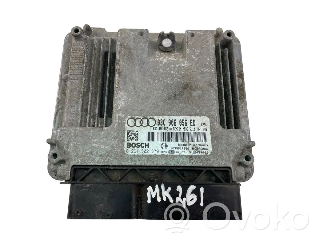 Engine control unit/module ECU   03C906056ED,0261S02379