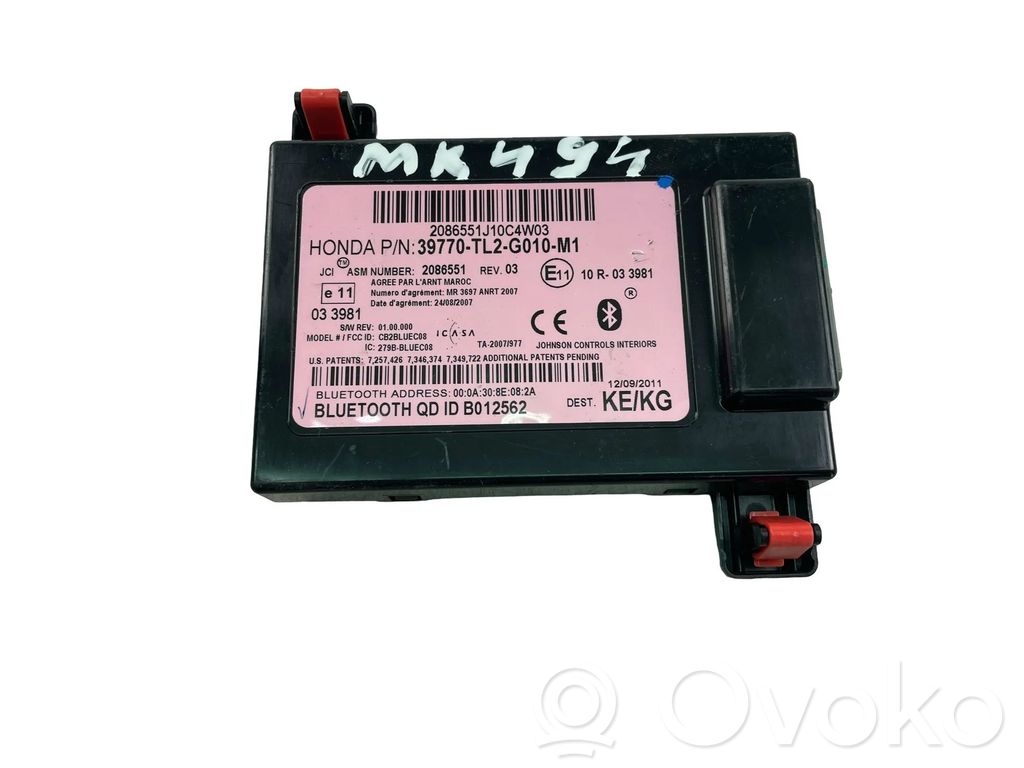Honda Accord Other control units/modules 