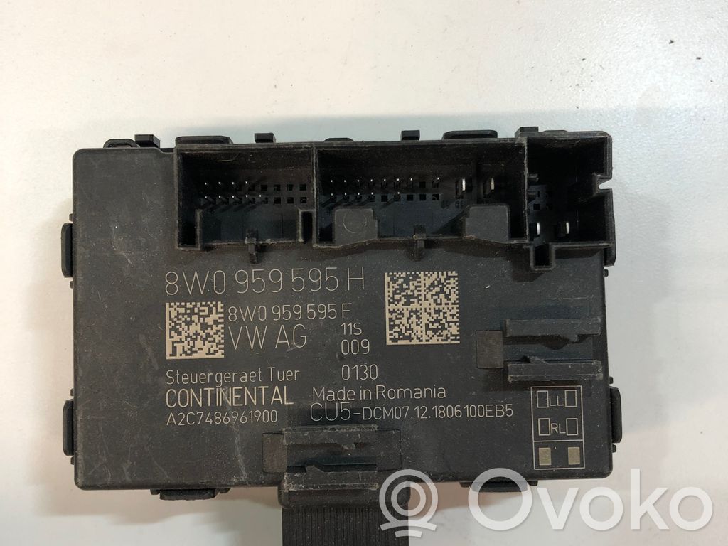 Unidad de control/módulo de la puerta   8W0959595H,8W0959595F,A2C7486961900